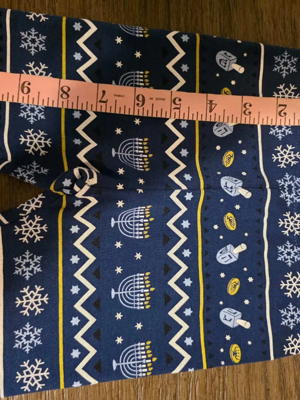 Petit Lem Hanukkah Fair Isle Organic Cotton Pajamas NWT 2T Blue Holiday